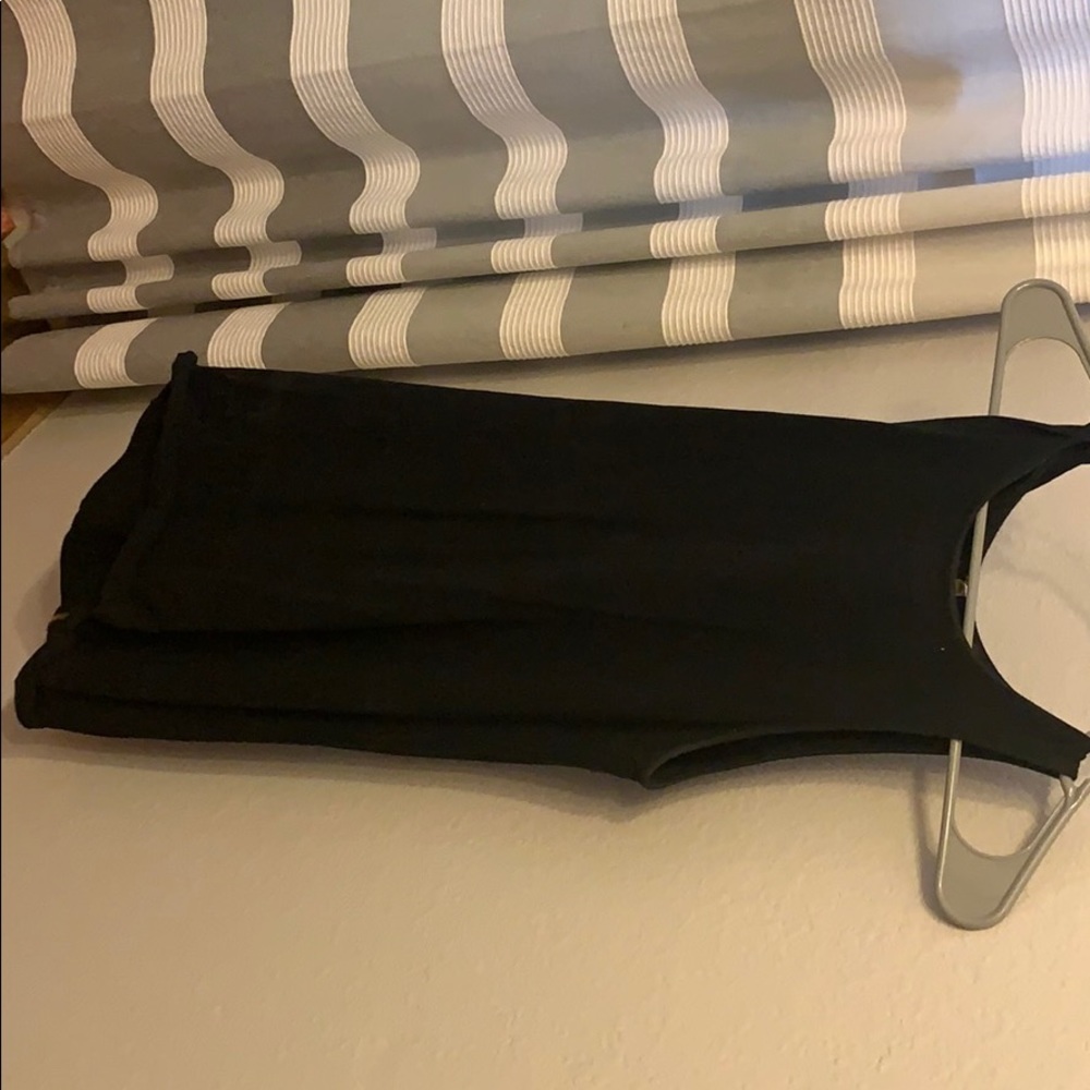 Black tight dress